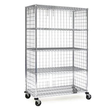 Technibilt Shelving Systems Unit, w/Casters, 5-Shelf, 18x60x80 ME865CH